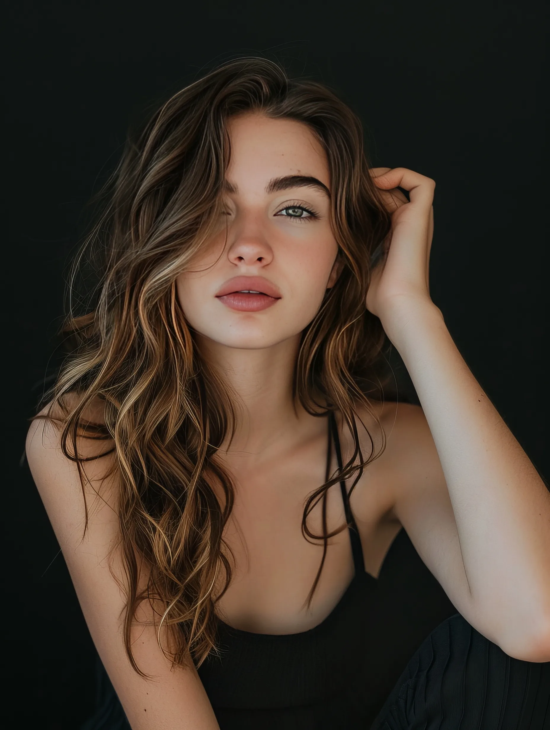 Model portfolio photography session at Photography Shark studio — agency-quality commercial and editorial looks